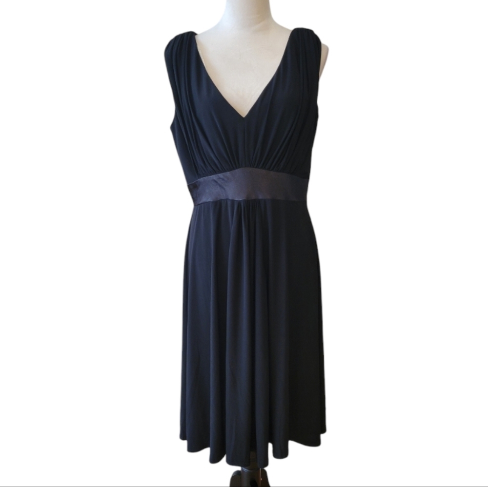 Coldwater Creekโ Black Grecian Sleeveless Dress Size 12